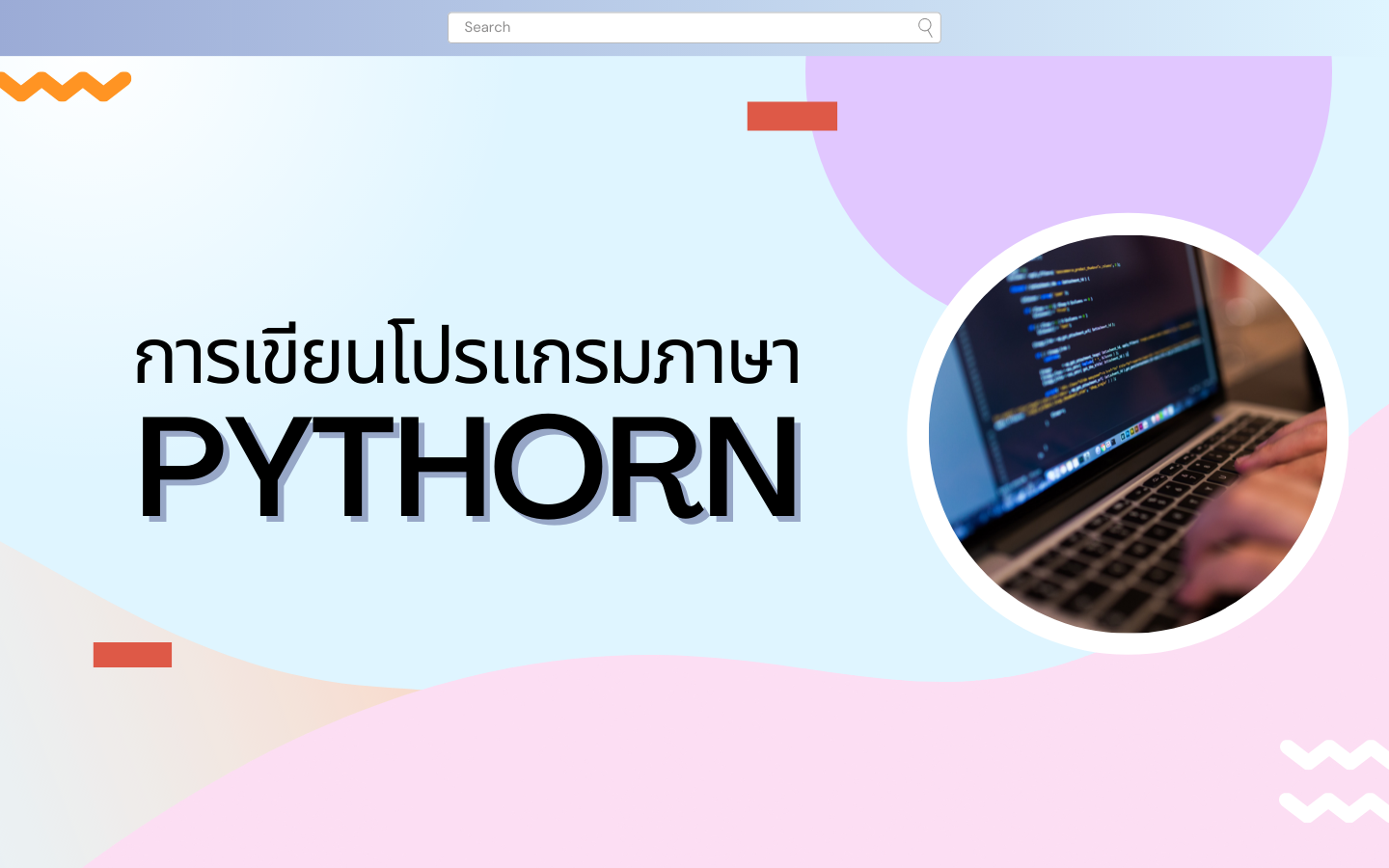 การเขียนโปรแกรมภาษา Pythorn