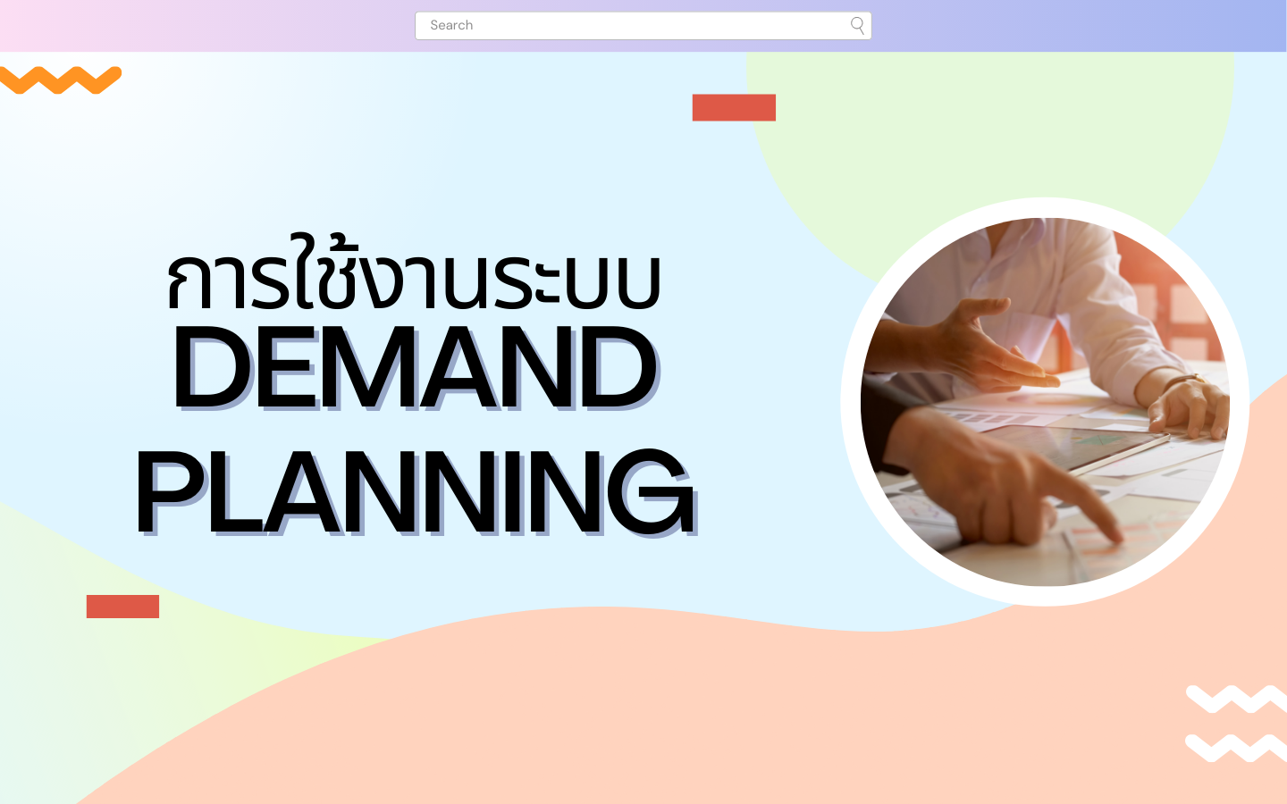 การใช้งานระบบ Demand Planning